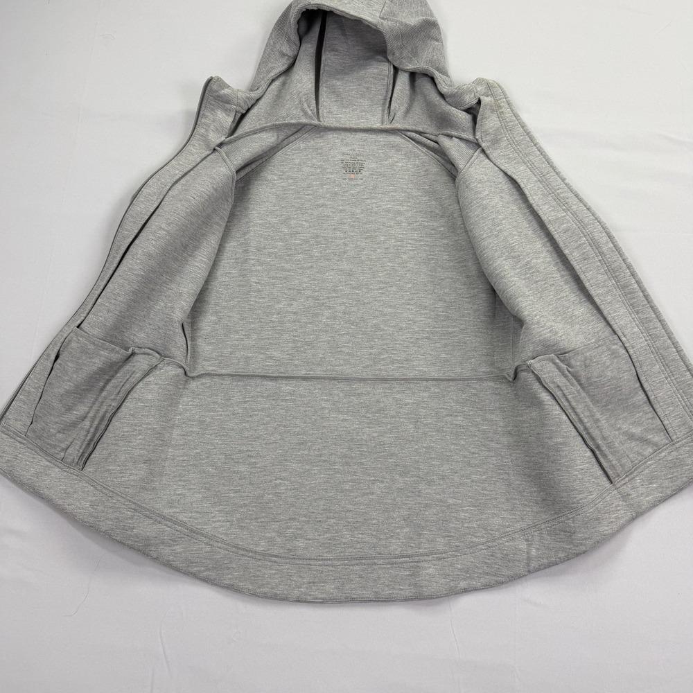 Sweaty Betty Women's S Gray Scuba Full Zip Hooded Jacket Athletic Stretch - Picture 11 of 16